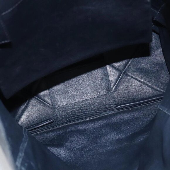 CELINE Tote Bag Leather Black Multicolor Auth 92694 - Picture 13 of 16